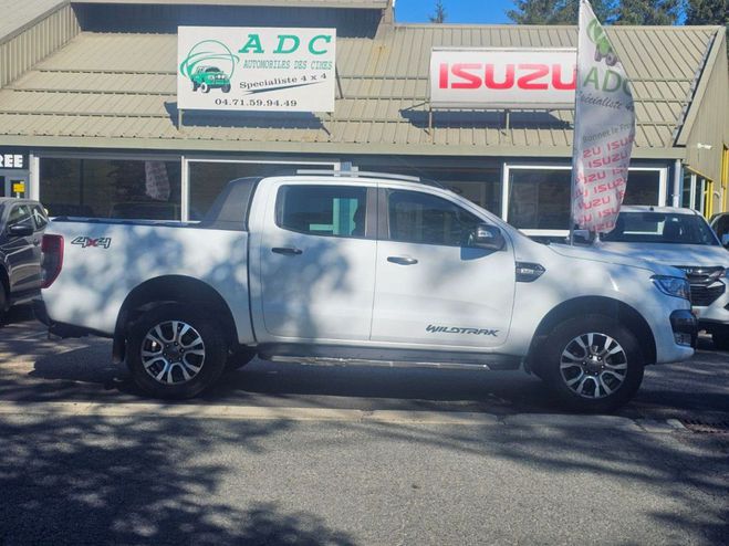 Ford Ranger DOUBLE CABINE 3.2 TDCI 200 4X4 WILDTRAK  Blanc de 2017
