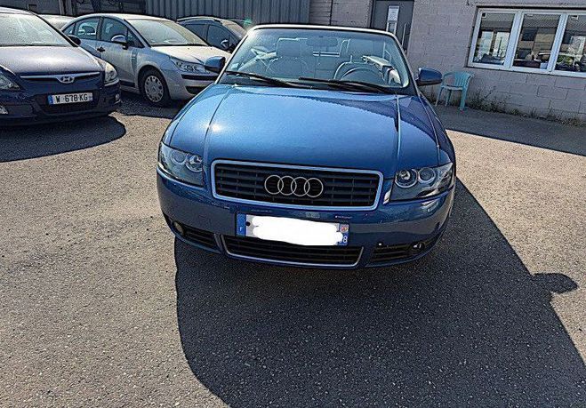 Audi A4 CABRIOLET 3.0 V6 220CH MULTITRONIC Bleu de 2002