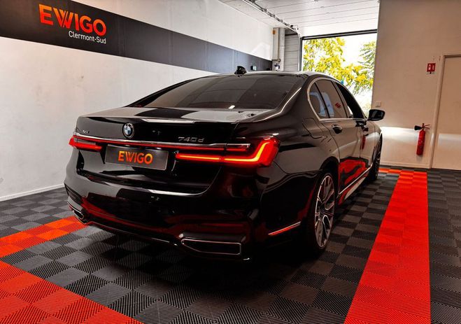 BMW Serie 7 3.0 740 D 320 M-SPORT XDRIVE -SUIVI FULL Noir de 2019