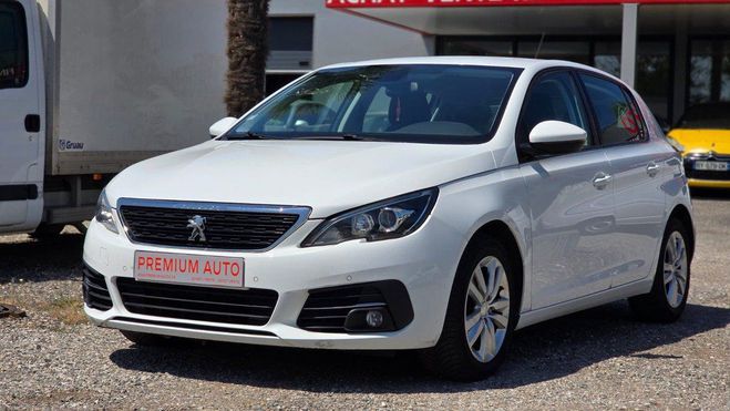 Peugeot 308 1.5 BlueHDi 131ch - S&S BVM6 Active - (G Blanc de 2019