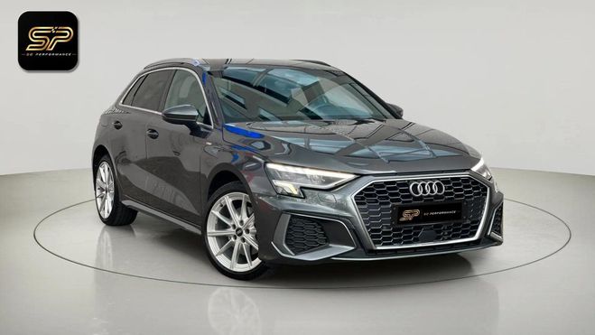 Audi A3 Sportback 40 TFSI e S line * Hybride Rec Gris de 2021