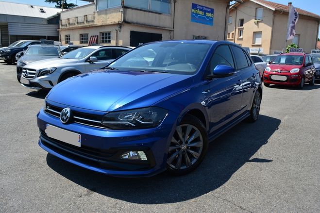 Volkswagen Polo 1.0 TSI 95CH R-LINE BLEU de 2018