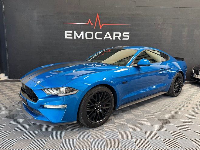 Ford Mustang Coup� GT Premium Fastback 5.0 V8 450 ch  Bleu de 2019