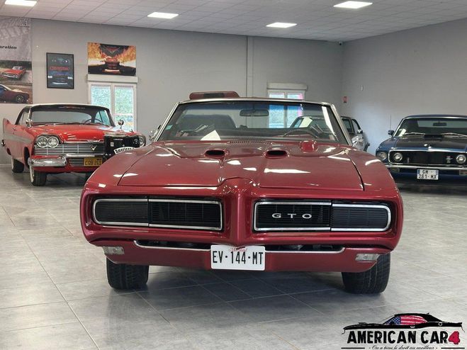Pontiac GTO Cabriolet V8 400HO Rouge Fonc� de 1968