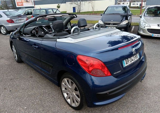 Peugeot 207 CC Belle vti 150ch pack tbe ct okreprise Bleu de 2008