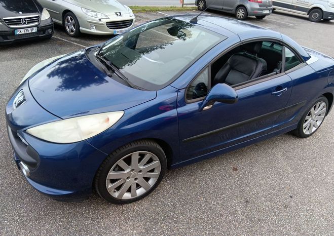 Peugeot 207 CC Belle vti 150ch pack tbe ct okreprise Bleu de 2008