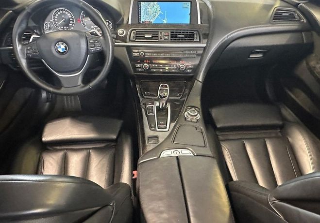 BMW Serie 6 (f12) cabriolet 650i 407 luxe bva8 Noir de 2011