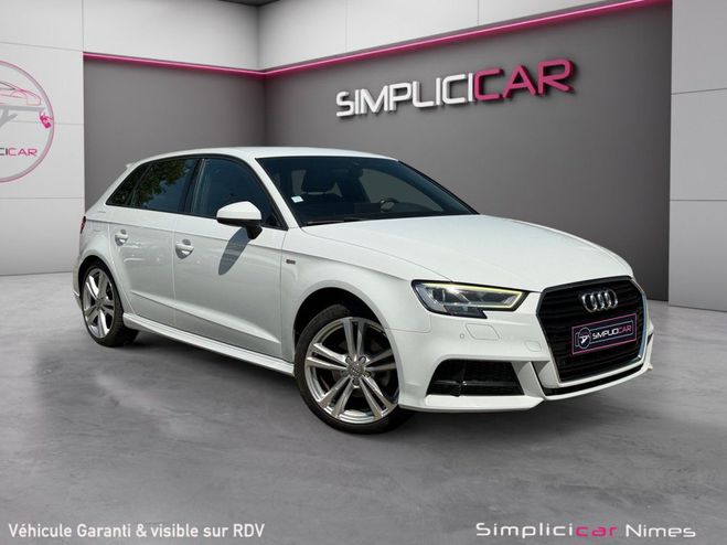 Audi A3 Sportback 35 TFSI 150 S-LINE S TRONIC Blanc de 2019