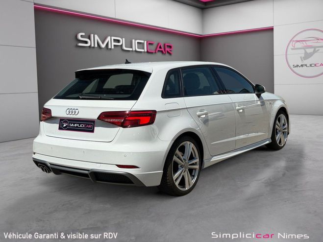 Audi A3 Sportback 35 TFSI 150 S-LINE S TRONIC Blanc de 2019
