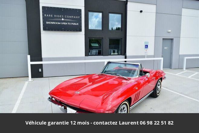 Chevrolet Corvette C2 1965 coupe 327 ci v8 250 hp code base Rouge de 1965