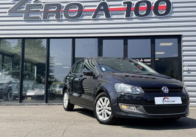 Volkswagen Polo 1,6l TDI 90ch finition style (suivi comp Noir de 2011