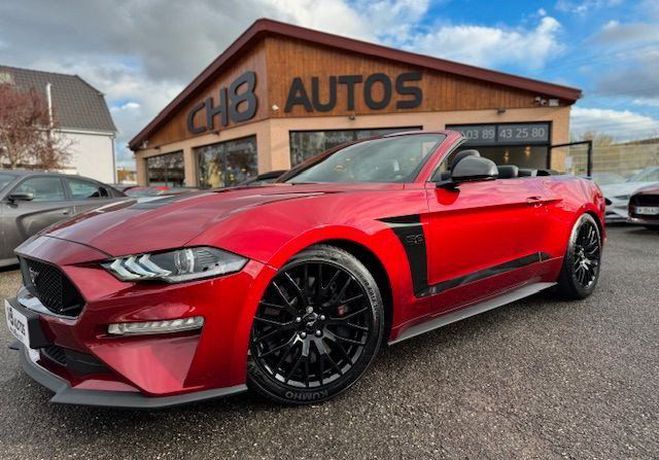 Ford Mustang v8 5.0 cabriolet pack premium bang & olu Bordeaux de 2018