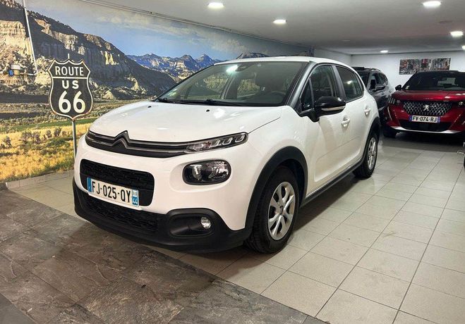 Citroen C3 2 places 1.5 blue hdi 100 feel business  Blanc de 2019