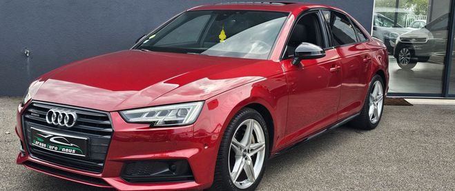 Audi A4 3.0 V6 TDI 272ch S line Quattro Tiptroni Rouge de 2016