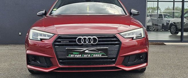 Audi A4 3.0 V6 TDI 272ch S line Quattro Tiptroni Rouge de 2016