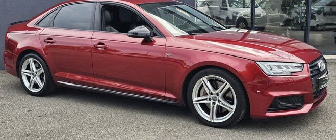 Audi A4 3.0 V6 TDI 272ch S line Quattro Tiptroni Rouge de 2016