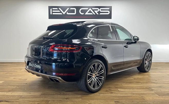 Porsche Macan Turbo 3.6 400 ch / Bose / TO / Chrono /  Noir de 2014