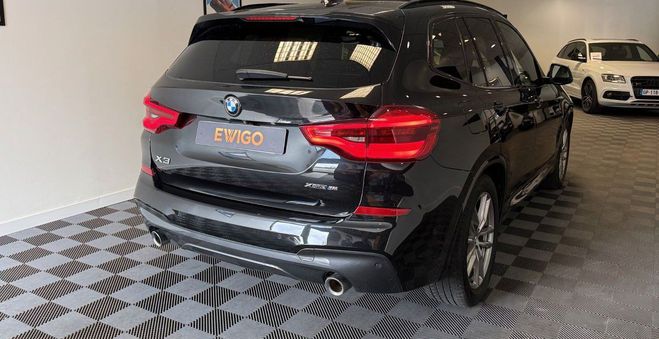 BMW X3 20D 190CH M-SPORT XDRIVE BVA   TOIT OUVR Noir de 2018