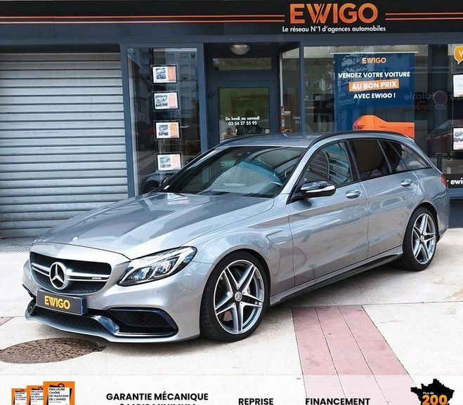 Mercedes Classe C BREAK 4.0 63 475CH AMG SPEEDSHIFT-MCT BV Gris de 2015