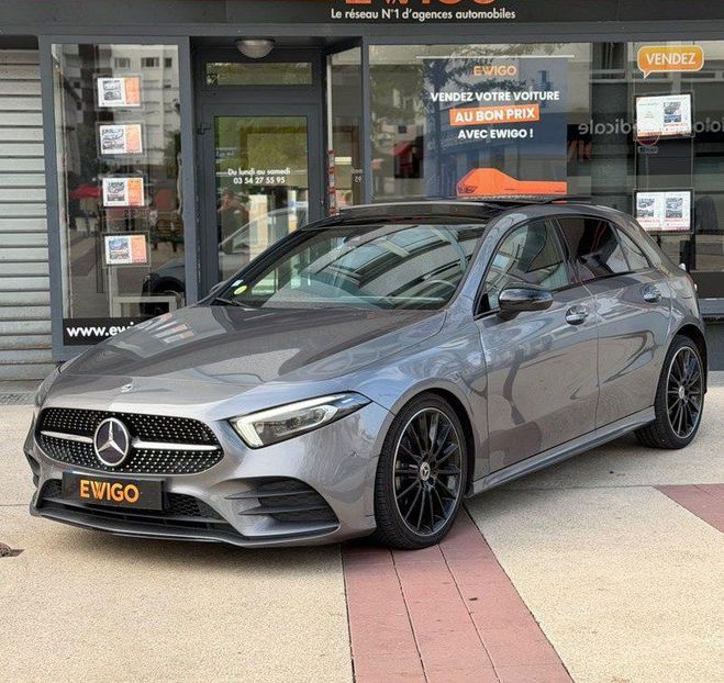 Mercedes Classe A 180D 116CH AMG LINE 7G-DCT TOIT OUVRANT  Gris de 2019