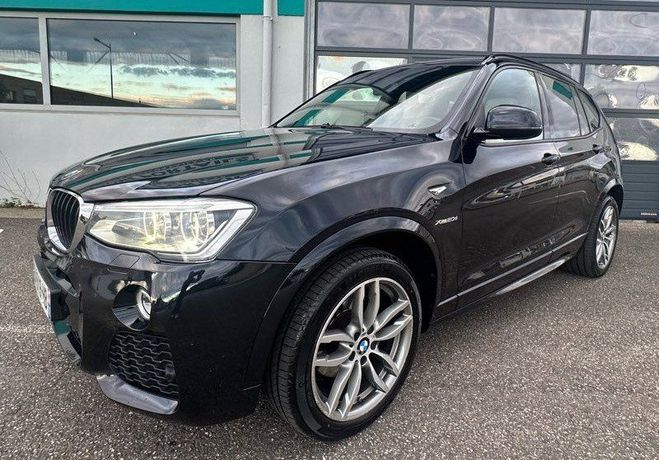 BMW X3 (f25) (2) xdrive20da 190 m sport harman  Noir de 2016