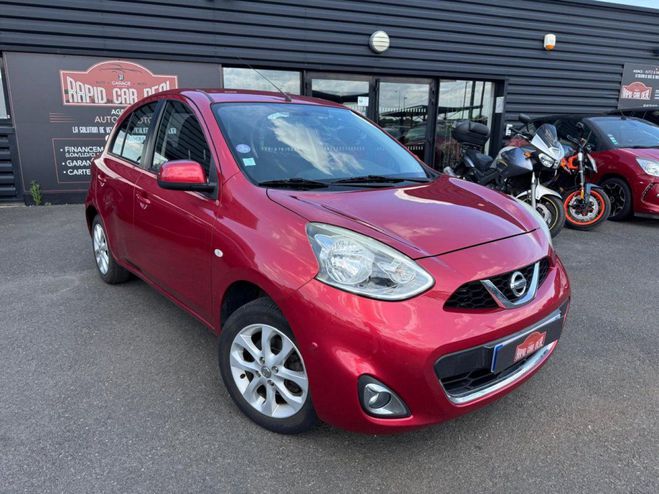 Nissan Micra 1.2 - 80cv - Euro 6 IV Acenta PHASE 2, G ROUGE FONCE de 2017