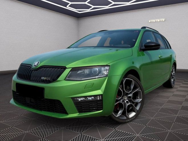 Skoda Octavia BREAK RS 2.0 TSI 220 DSG6 Cuir X�non GPS Vert de 2014