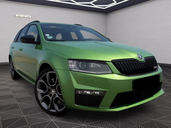 Skoda Octavia BREAK RS 2.0 TSI 220 DSG6 Cuir X�non GPS Vert de 2014