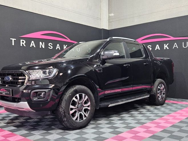Ford Ranger 2.0 bit wildtrak 4x4 attelage cuir chauf Noir de 2023