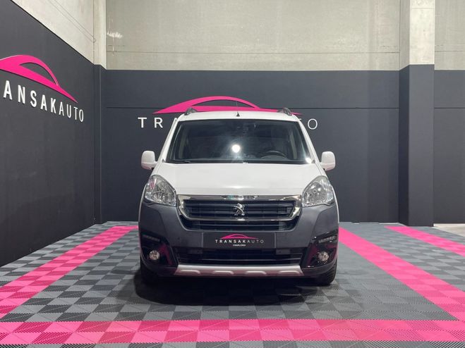 Peugeot Partner tepee 1.2 essences euro faible km garnat Blanc de 2016
