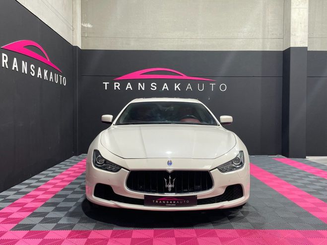 Maserati Ghibli 3.0 v6 turbo cuir toit ouvrant Blanc de 2016
