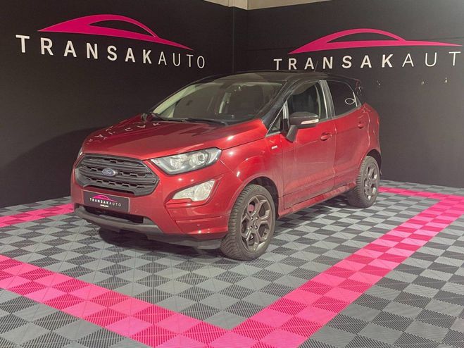 Ford Ecosport 1.0 ecoboost st-line 125ch sieges av cha Rouge de 2019
