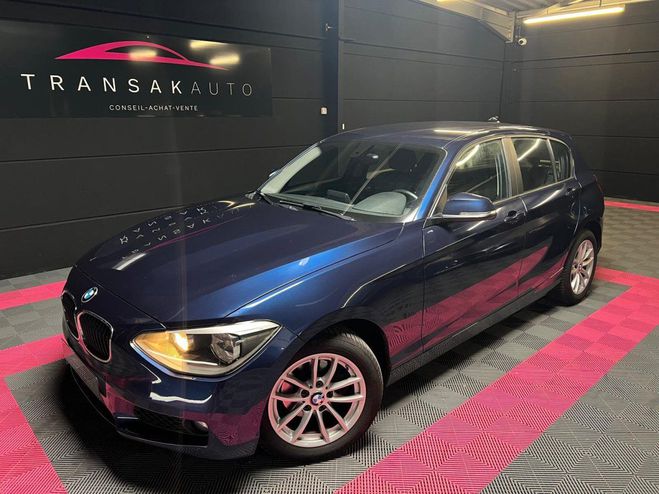 BMW Serie 1 F20 116d / Sport A / 107.500 km / cuir Bleu de 2014