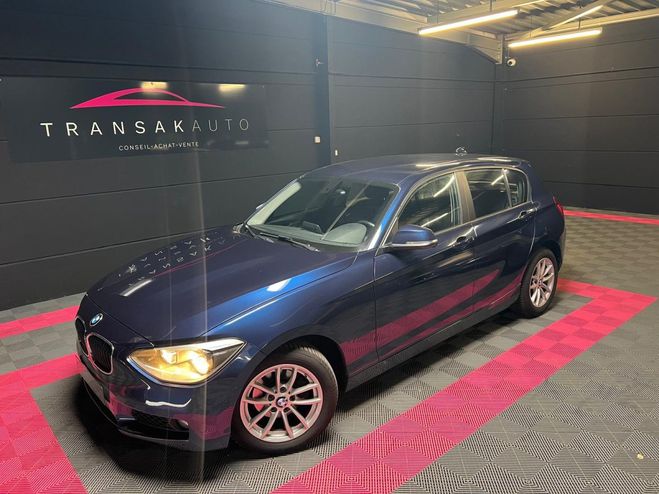 BMW Serie 1 F20 116d / Sport A / 107.500 km / cuir Bleu de 2014