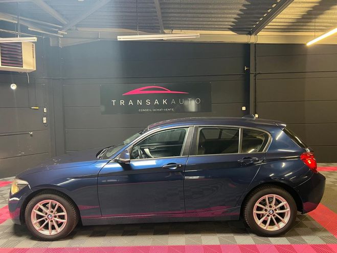 BMW Serie 1 F20 116d / Sport A / 107.500 km / cuir Bleu de 2014