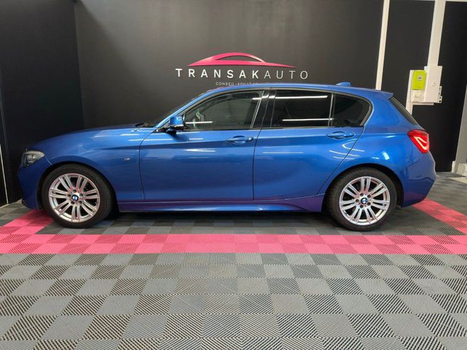 BMW Serie 1 f20 lci 118i 136 ch m sport a Bleu de 2017