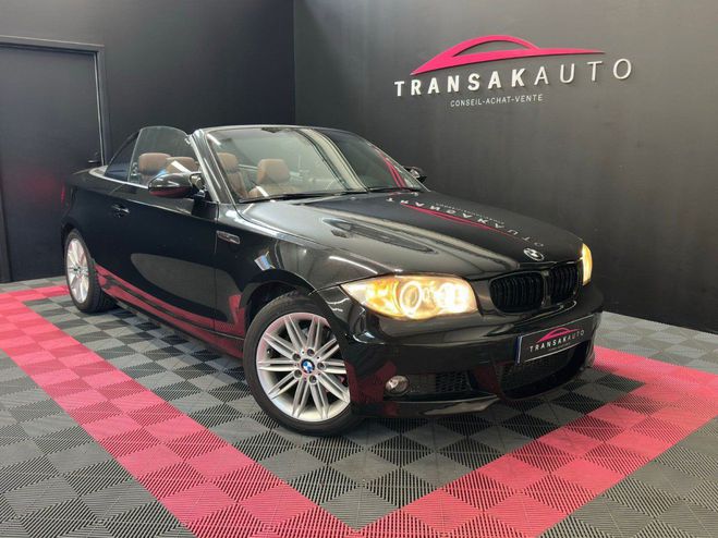 BMW Serie 1 cabriolet e88 120d 177 ch sport design - Noir de 2008