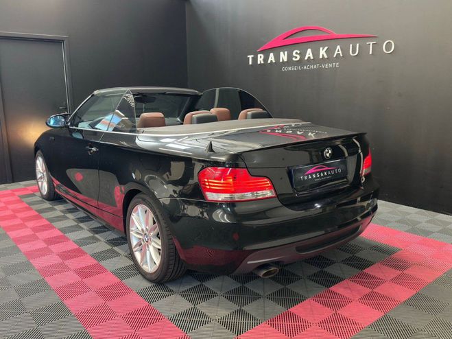 BMW Serie 1 cabriolet e88 120d 177 ch sport design - Noir de 2008