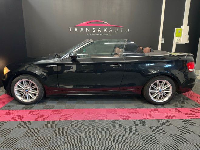 BMW Serie 1 cabriolet e88 120d 177 ch sport design - Noir de 2008