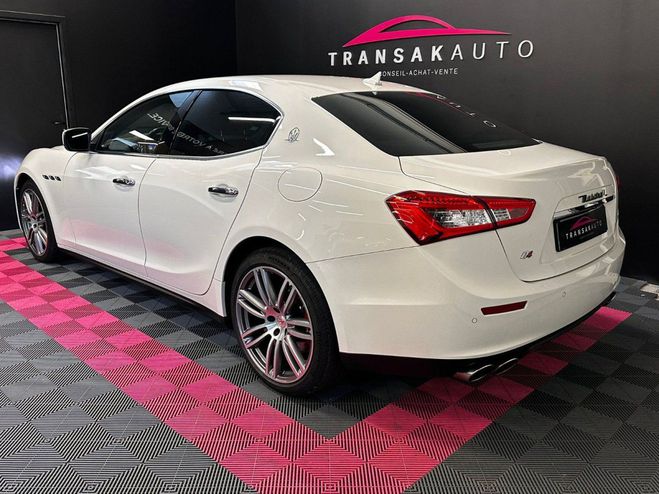 Maserati Ghibli 3.0 v6 410 s q4 a - suivi complet revisi Blanc de 2015