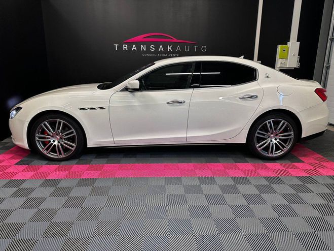 Maserati Ghibli 3.0 v6 410 s q4 a - suivi complet revisi Blanc de 2015
