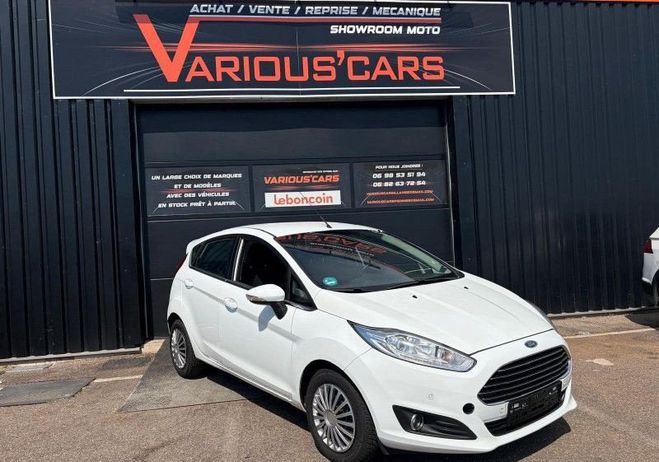 Ford Fiesta 1.6 TDCI 95 CH STOP&START BUSINESS 5P Blanc de 2014