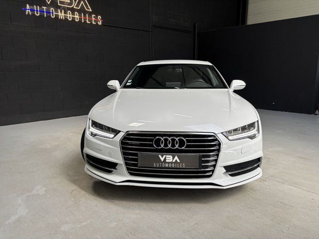 Audi A7 Sportback V6 3.0 BiTDI 320 quat tiptro8  Blanc de 2017