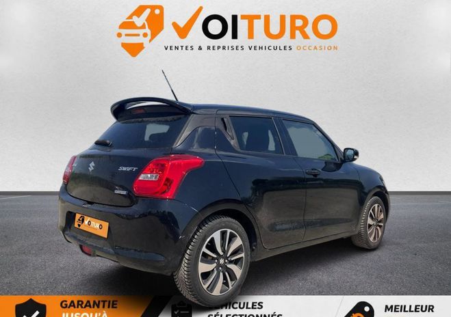Suzuki Swift 1.2 DUALJET HYBRID 90cv PACK CARPLAY CAM Noir de 2020