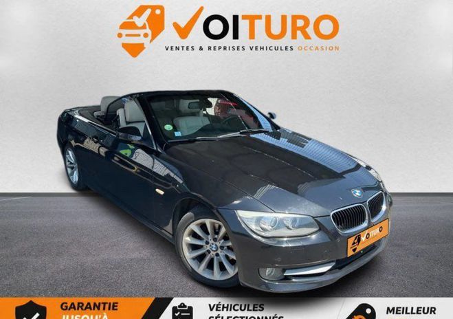 BMW Serie 3 CAB E93 Phase 2 LCI Luxe A Cabriolet 320 Noir de 2014
