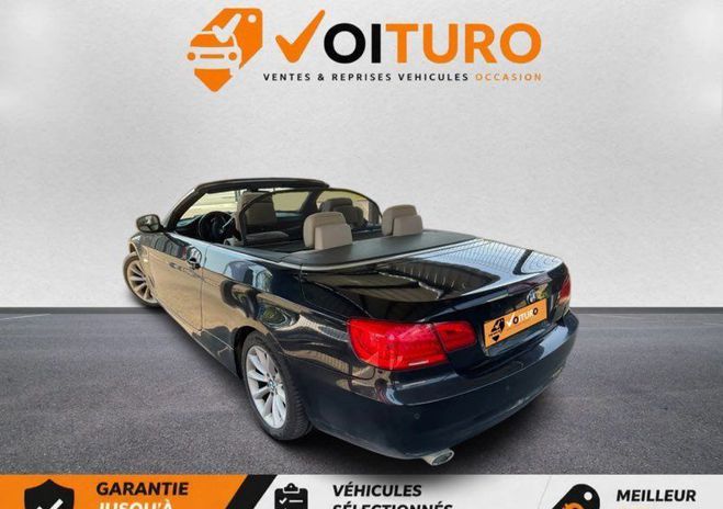 BMW Serie 3 CAB E93 Phase 2 LCI Luxe A Cabriolet 320 Noir de 2014