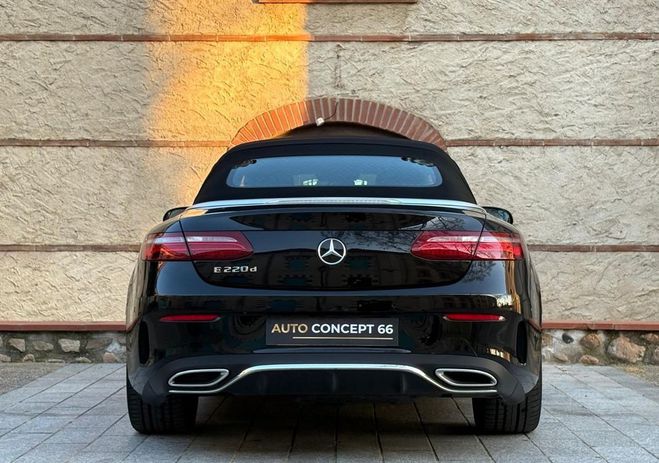 Mercedes Classe E 220D CABRIOLET 2.0 194ch AMG LINE 9G-Tro Noir de 2019