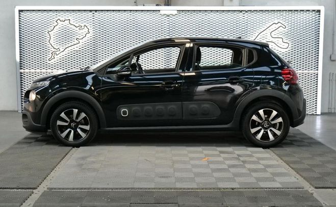 Citroen C3 BlueHDi 100 S&S SHINE GPS CLIM AUTO COUL Noir de 2018