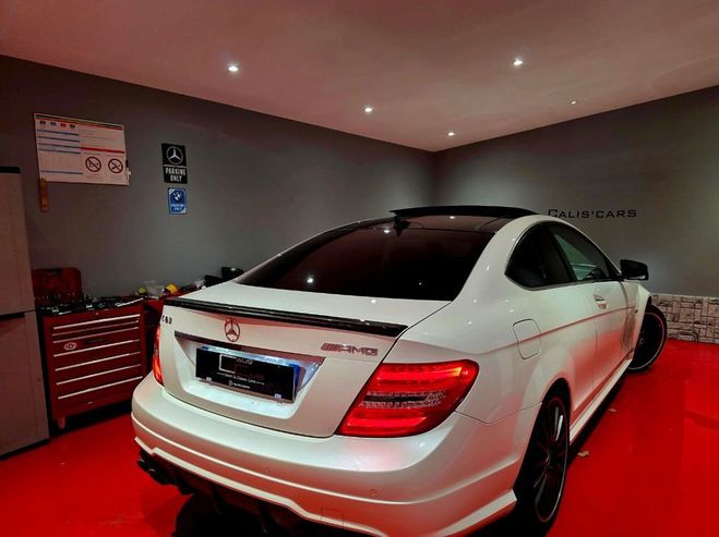 Mercedes Classe C 63 AMG 6.3 V8 487CH PACK PERFORMANCE PLU Blanc de 2012