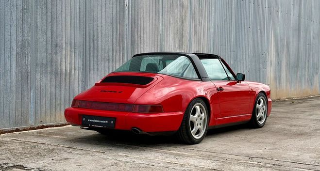 Porsche 911 964 Targa Carrera 4 Rouge de 1991